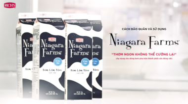 Hướng dẫn sử dụng và bảo quản kem Rich's Niagara Farms