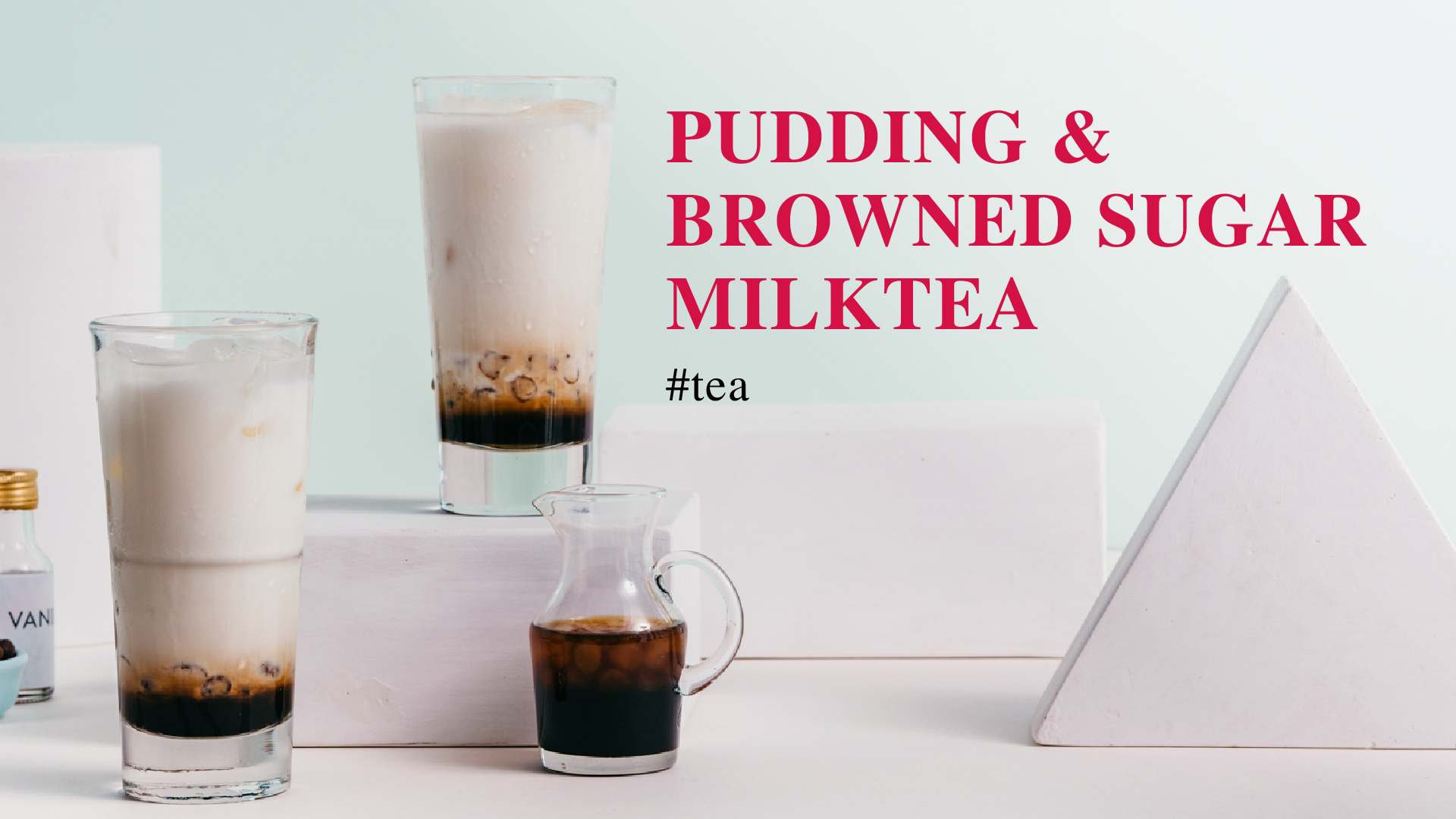 Cách làm Sữa Tươi Pudding Đường Đen