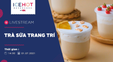 Livestream Trà Sữa Trang Trí