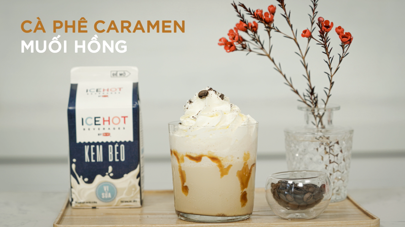 Cafe Caramel Muối Hồng