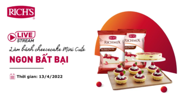 Livestream Mini Cheesecake Ngon Bất Bại