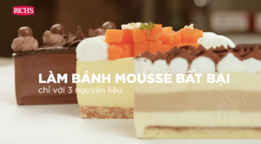 Làm Mousse Bất Bại Chỉ Với 3 Nguyên Liệu