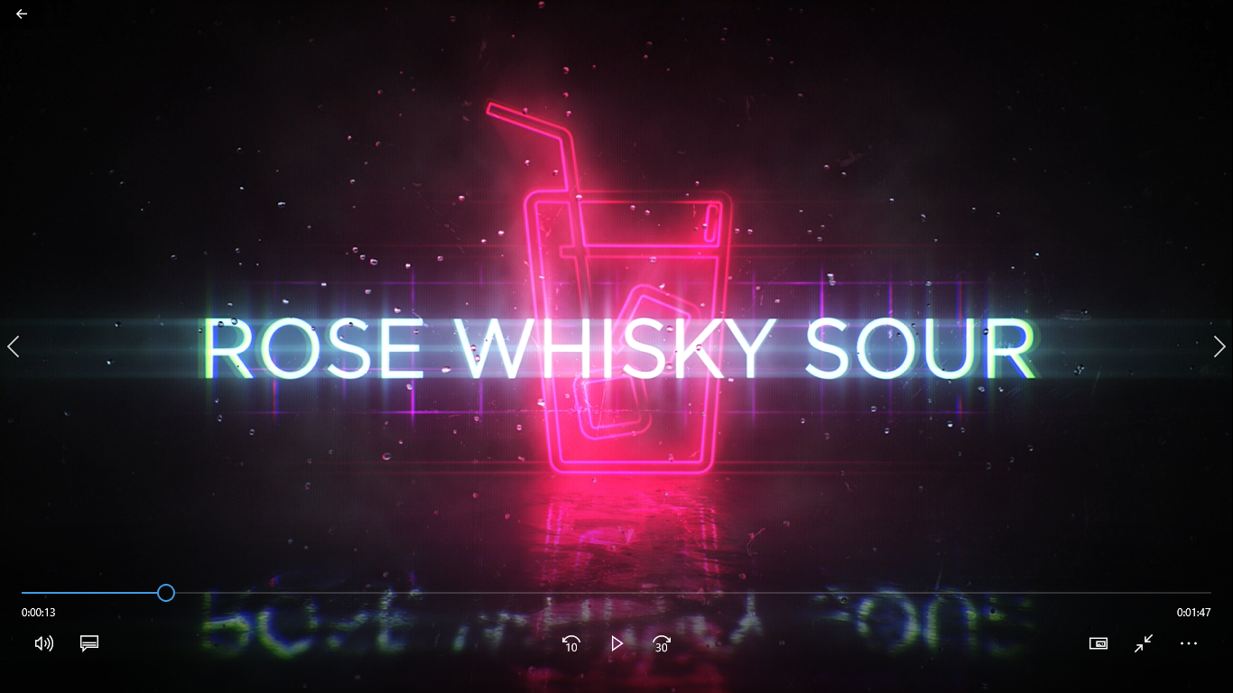 Rose Whisky Sour