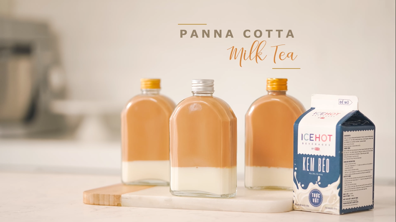 Hướng Dẫn Làm Trà Sữa Panna Cotta